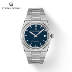 PAGANI DESIGN - montre de sport automatique - étanche - acier inoxydable - bleu