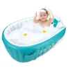 Inflatable baby bathtub - swimming pool - portable - foldable - non slip - cartoon bearSwimming