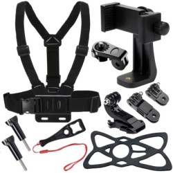 Chest strap - rotatable belt - phone / GoPro camera holder - full setMounts