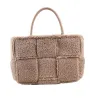 Trendy plush handbag - large capacityHandbags