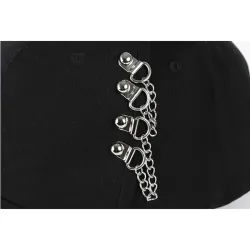 Baseball cap with metal rings - unisexHats & Caps