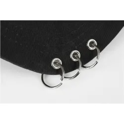 Baseball cap with metal rings - unisexHats & Caps