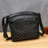 Leather shoulder bag - with rivetsBags