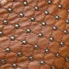 Sac à bandoulière en cuir - avec rivets