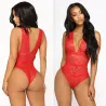 Body sexy en dentelle - sans manches - string