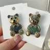 Broche ours en cristal