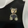 Broche ours en cristal