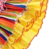 Robe de clown - costume - rayures colorées / pois