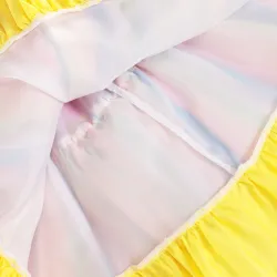 Robe de clown - costume - rayures colorées / pois