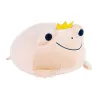 Grenouille avec une couronne - peluche / oreiller