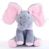 Éléphant en peluche électrique - avec son / mouvement