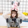 Éléphant en peluche - jouet - 25cm