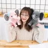 Éléphant en peluche - jouet - 25cm