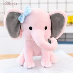 Éléphant en peluche - jouet - 25cm