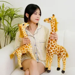Girafe réaliste - jouet en peluche
