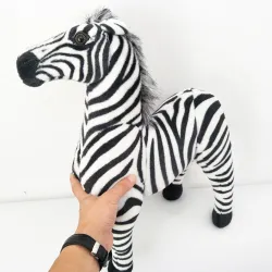 Zèbre réaliste - peluche