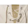 Chemise en coton à manches longues - avec col montant