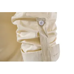 Long sleeve cotton shirt - with stand-up collarT-shirts