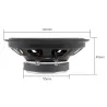 Hifi car coaxial speaker - 2-way - 4 Inch - 60W - 2 piecesSpeakers