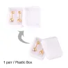 Petites boucles d'oreilles avec boule / zircone