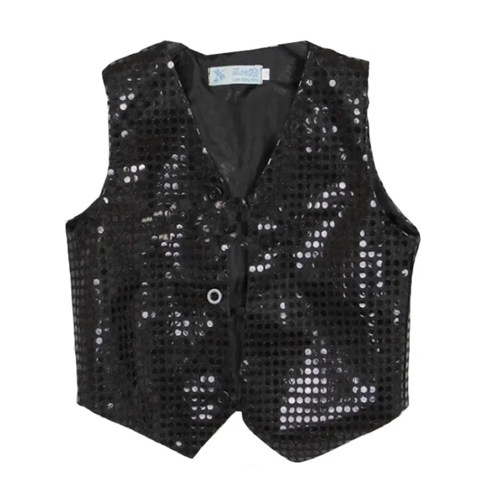 Boys shiny sequin vestClothing