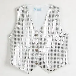 Boys shiny sequin vestClothing