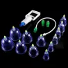 Vacuum cups - anti-cellulite massager - cupping therapy - Chinese medicine - 12 piecesMassage