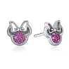 Noeud / cristaux - Boucles d'oreilles en argent 925
