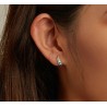 Rainbow hoop earrings - 925 sterling silverEarrings