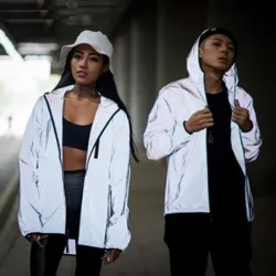 Veste à capuche réfléchissante - unisexe