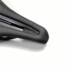 Selle de vélo avec trou - siège en cuir souple respirant