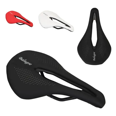 Selle de vélo avec trou - siège en cuir souple respirant