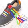 Elastic silicone shoelaces - no tie - 12 piecesShoes