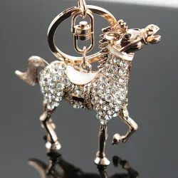 Cheval de cristal - porte-clés