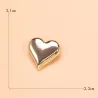 Broche en forme de coeur classique