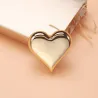 Broche en forme de coeur classique