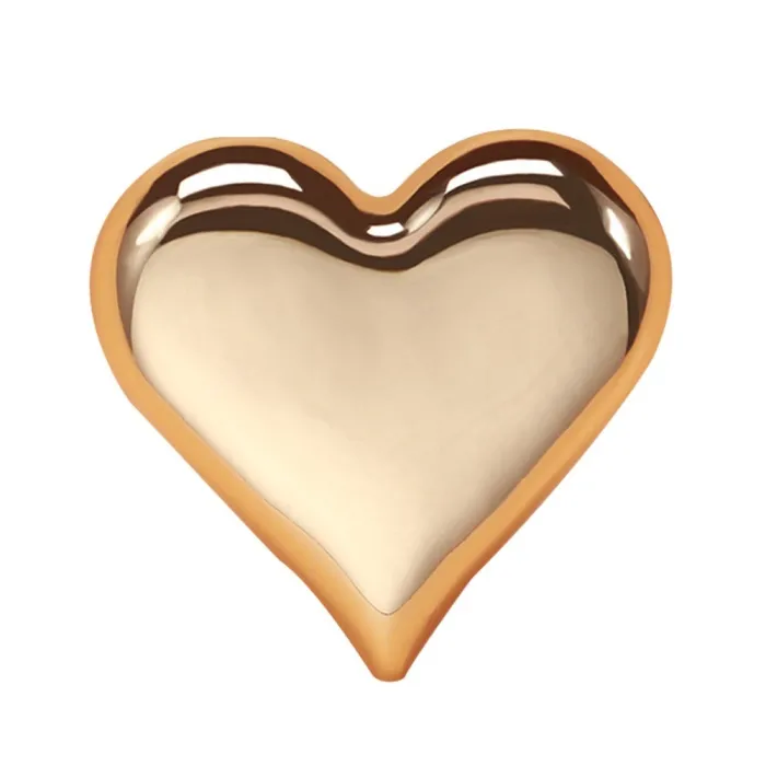Broche en forme de coeur classique