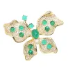 Broche en forme de papillon avec cristaux