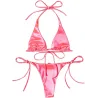 Ensemble bikini sexy - effet métallisé