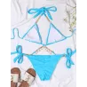 Ensemble de bikini sexy - avec des décorations en cristal / métal