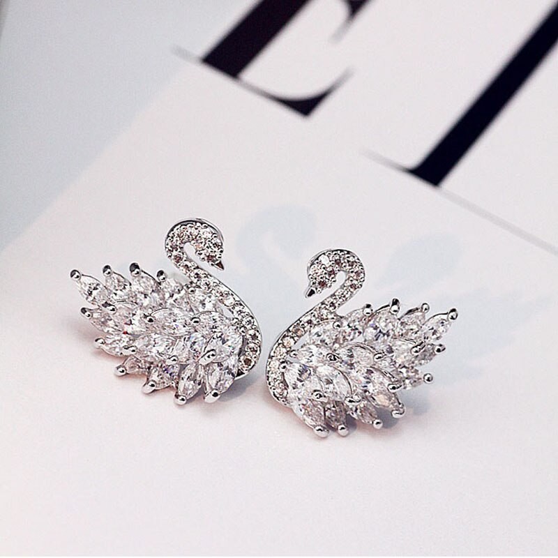 Swan shaped earringsEarrings