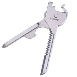 6 in 1 multi functional key - stainless steel multi toolSurvival tools