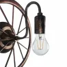 Vintage industrial wheel - wall lampWall lights