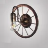 Vintage industrial wheel - wall lampWall lights