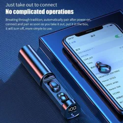 TWS 5.1 - Écouteurs sans fil Bluetooth - contrôle tactile - avec boîtier de charge