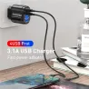 Chargeur USB 4 ports - charge rapide QC 3.0 - 48W