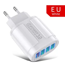 Chargeur USB 4 ports - charge rapide QC 3.0 - 48W