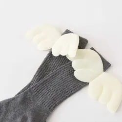 Long cotton socks - with angel wingsClothing