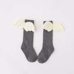 Long cotton socks - with angel wingsClothing