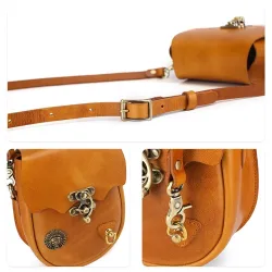 Elégant sac à bandoulière en cuir